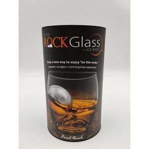 New Scotch Whiskey LIQUOR Rock GLASS ICE BALL MOLD Ice ball on the Rocks